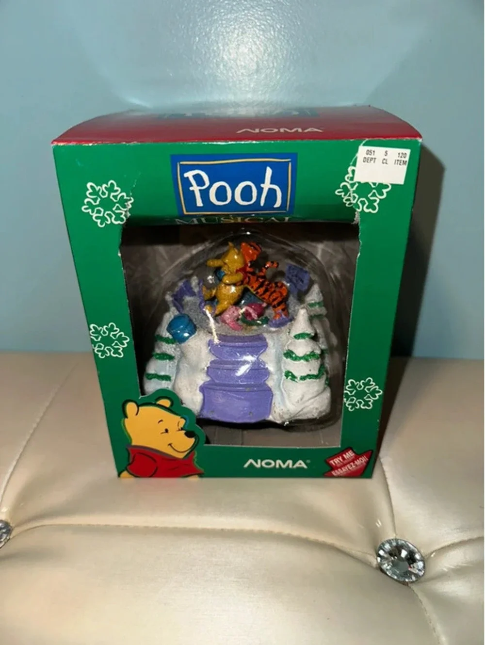 Vintage 1990s Disney Winnie the Pooh Musical Decor NWT